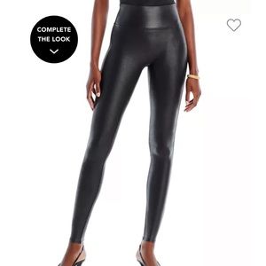 Spanx leather leggings